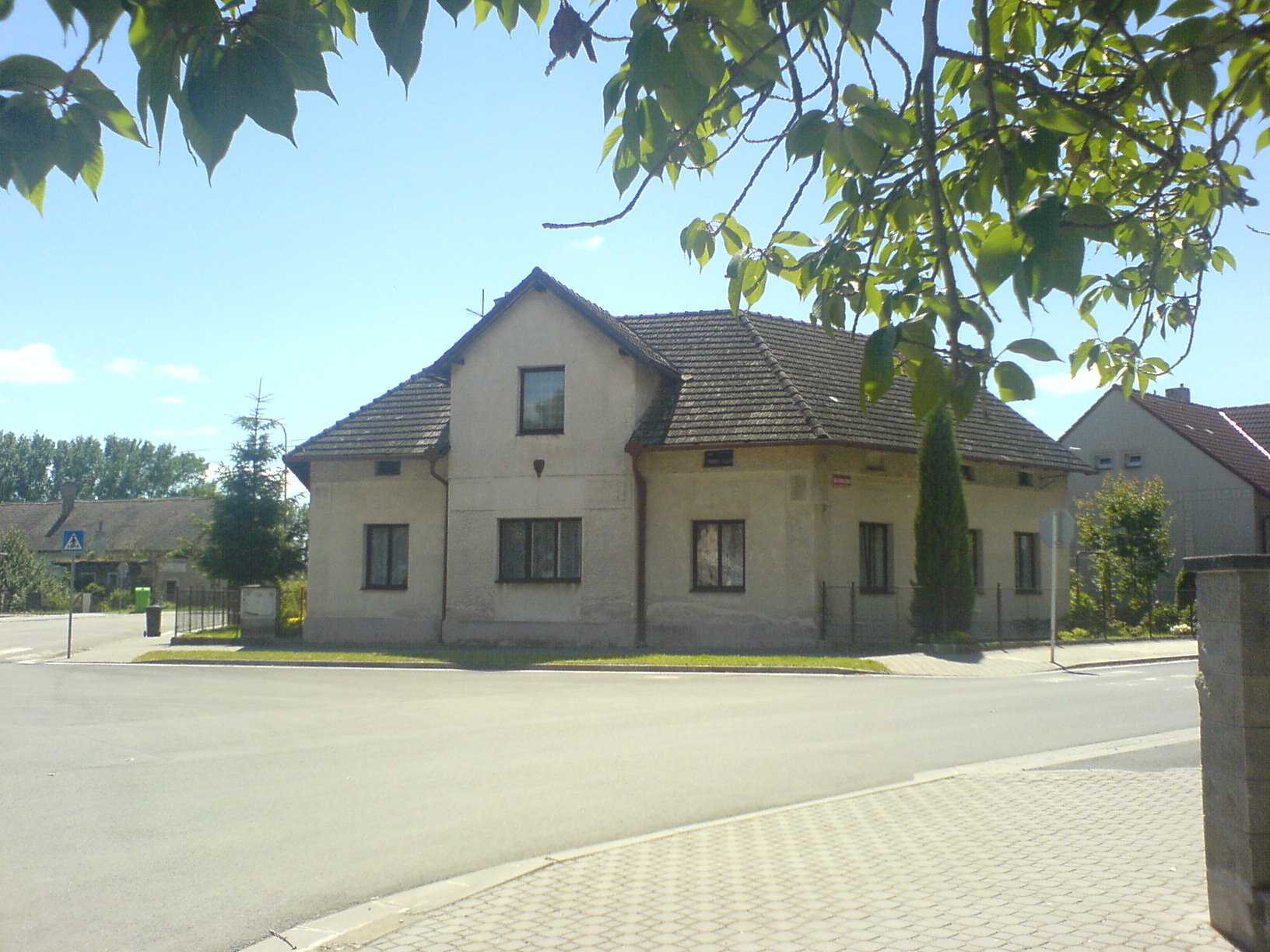 Dům v Černožicích n.L ve kterém jsem prožil 6 let až do r.1945